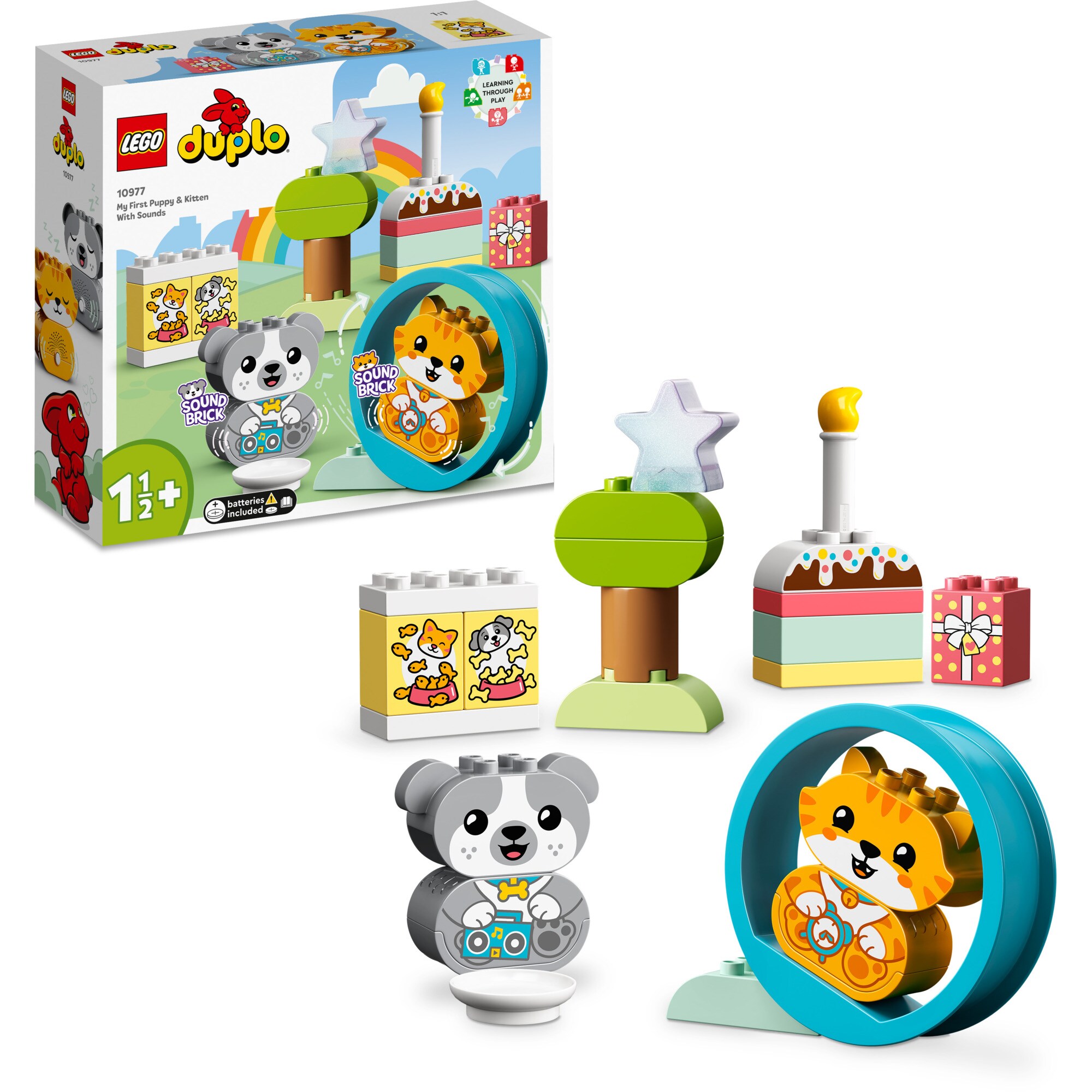 LEGO Konstruktionsspielzeug DUPLO Mein erstes Hündchen & Kätzchen