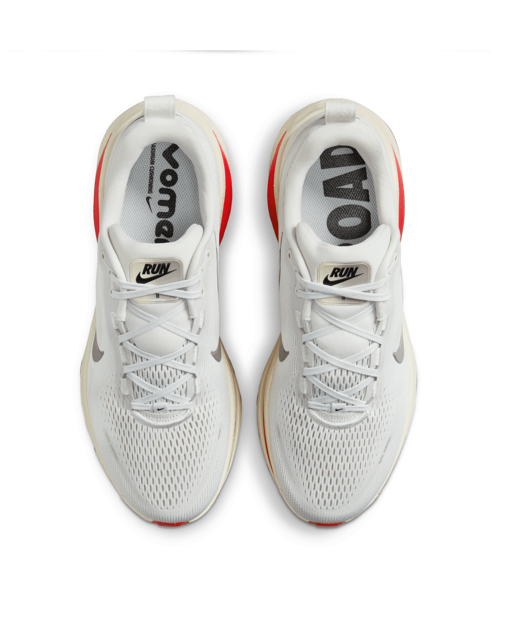 Nike Vomero 18 (Platinum Tint/MTLC Pewter-Siren Red)