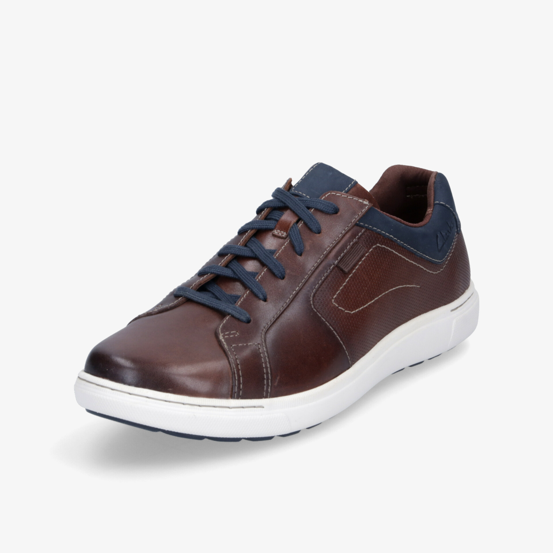 Clarks Mapstone Lace Herren Schnürer braun