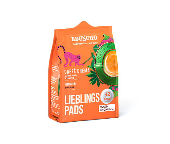 Eduscho Lieblingspads Caffè Crema - 12x 32 Pads