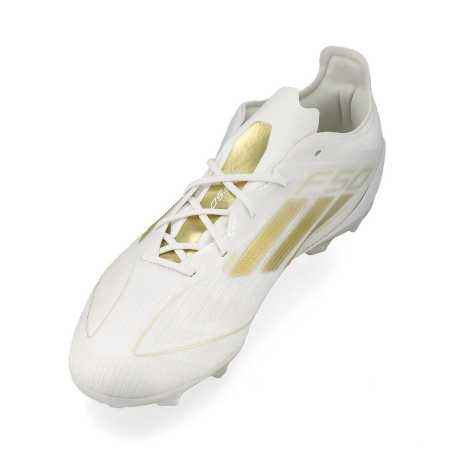 adidas F50 Pro FG Day Spark - Blanc/Doré/Blanc Enfant