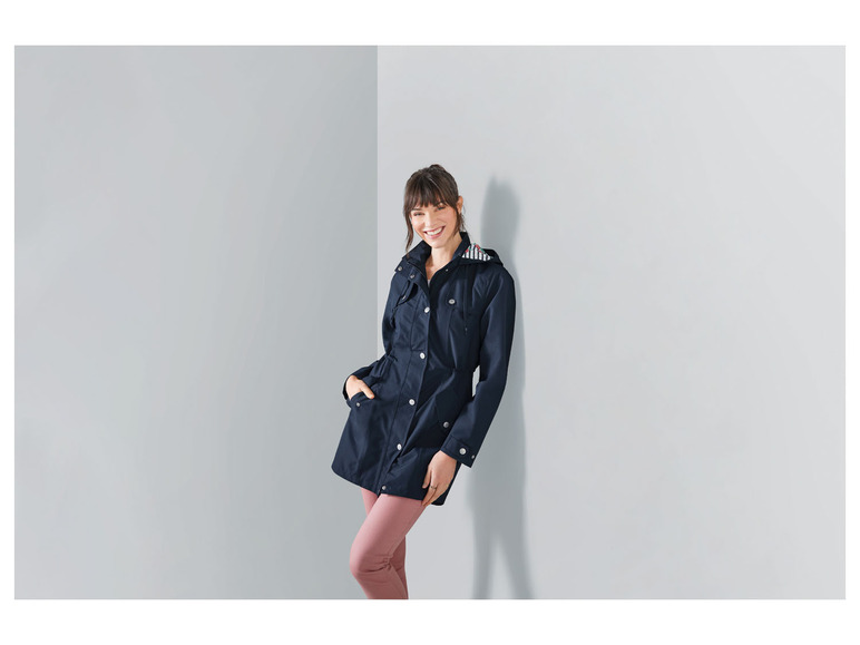 Dames trenchcoat, wind- en waterdicht