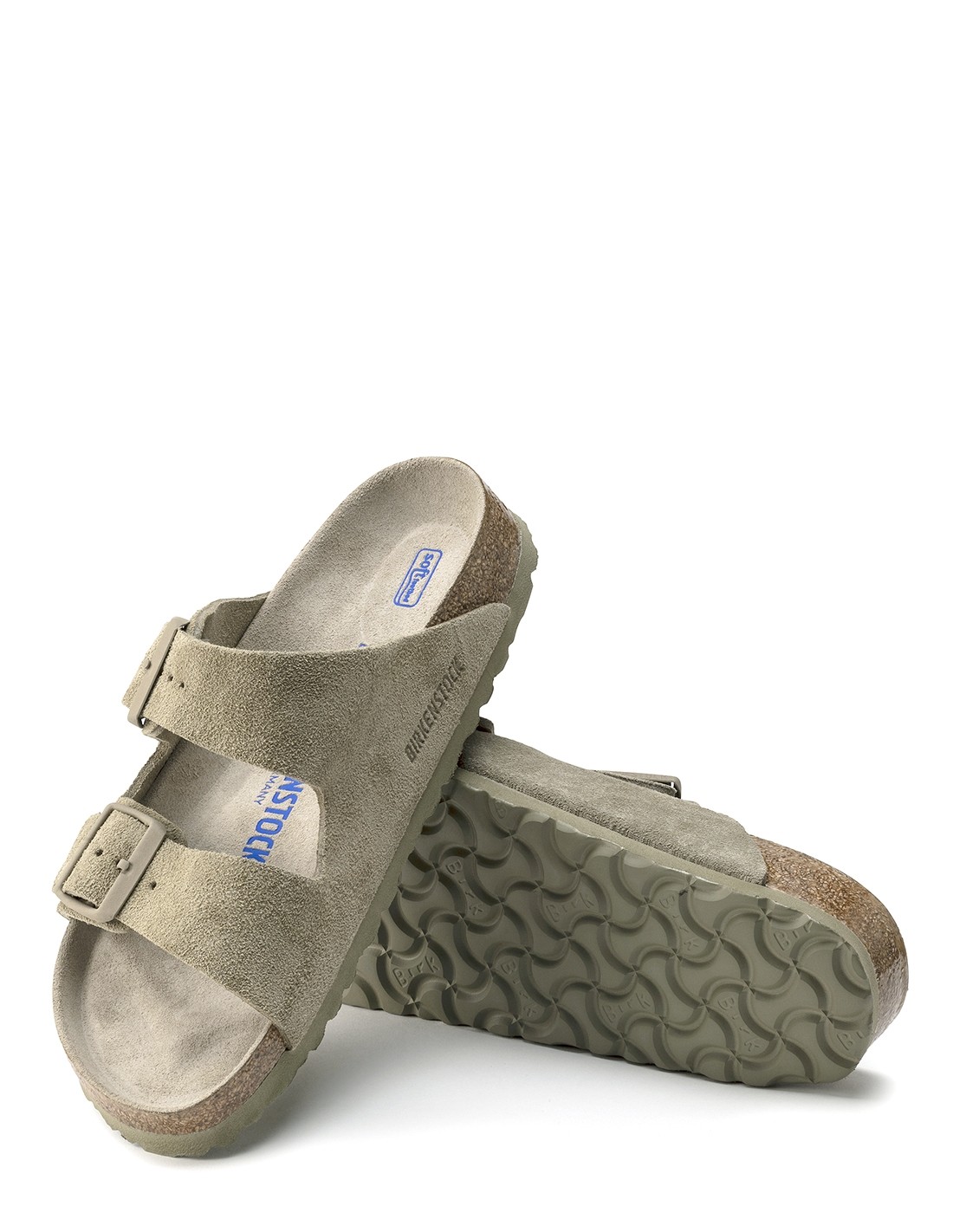 birkenstock Mules Homme Arizona sfb vl faded khaki