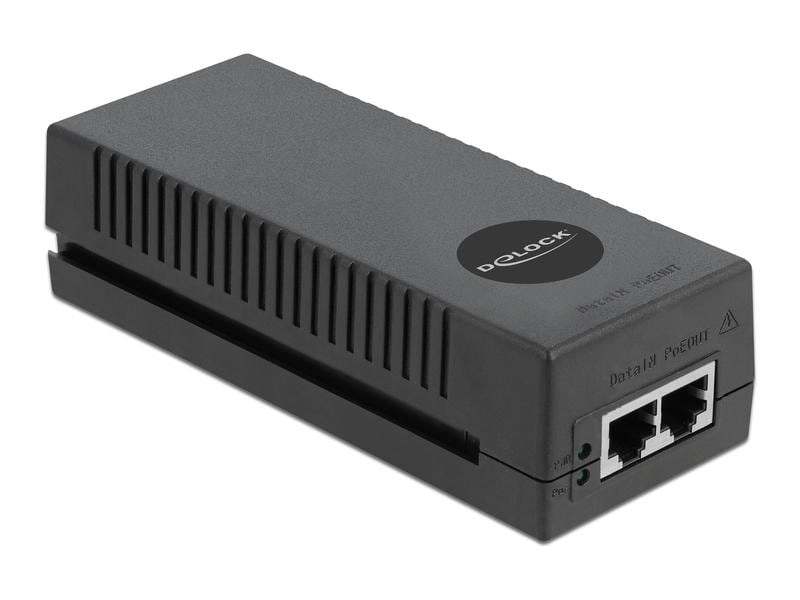 Delock PoE  Injector 10Gbps Delock 10 Gigabit PoE  Injektor 802.3at 30 W