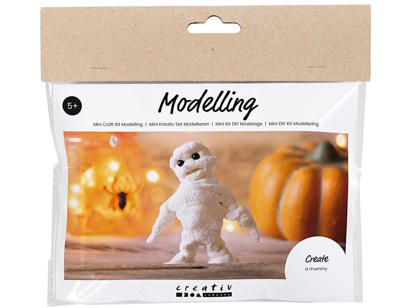 Creativ Company Bastelset Halloween Geist Modellieren Mini Kreativ Set
