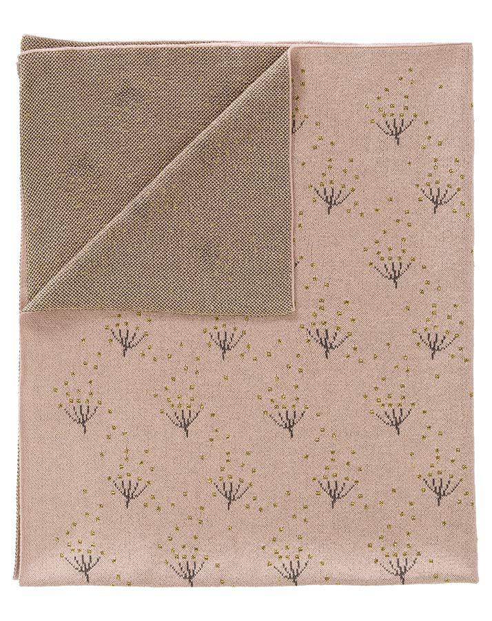 Kuscheldecke DANDELION (80x100) in altrosa