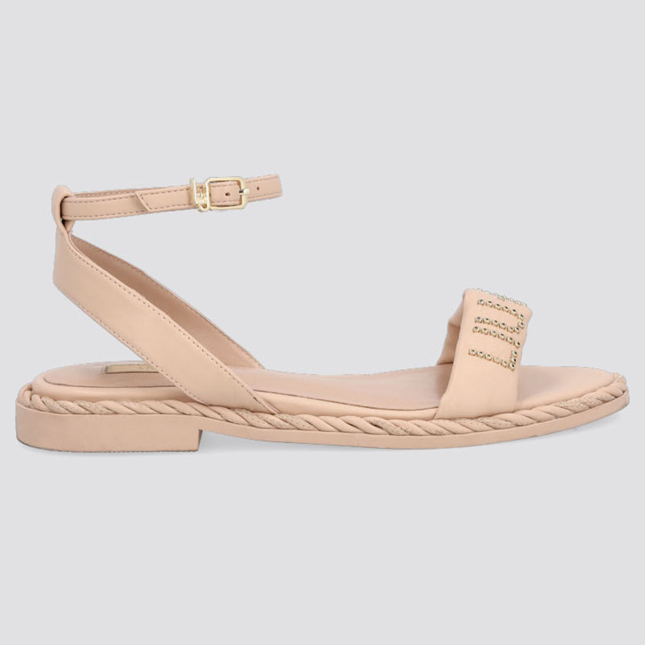 Liu-Jo Sandales en Cuir Pepita beiges