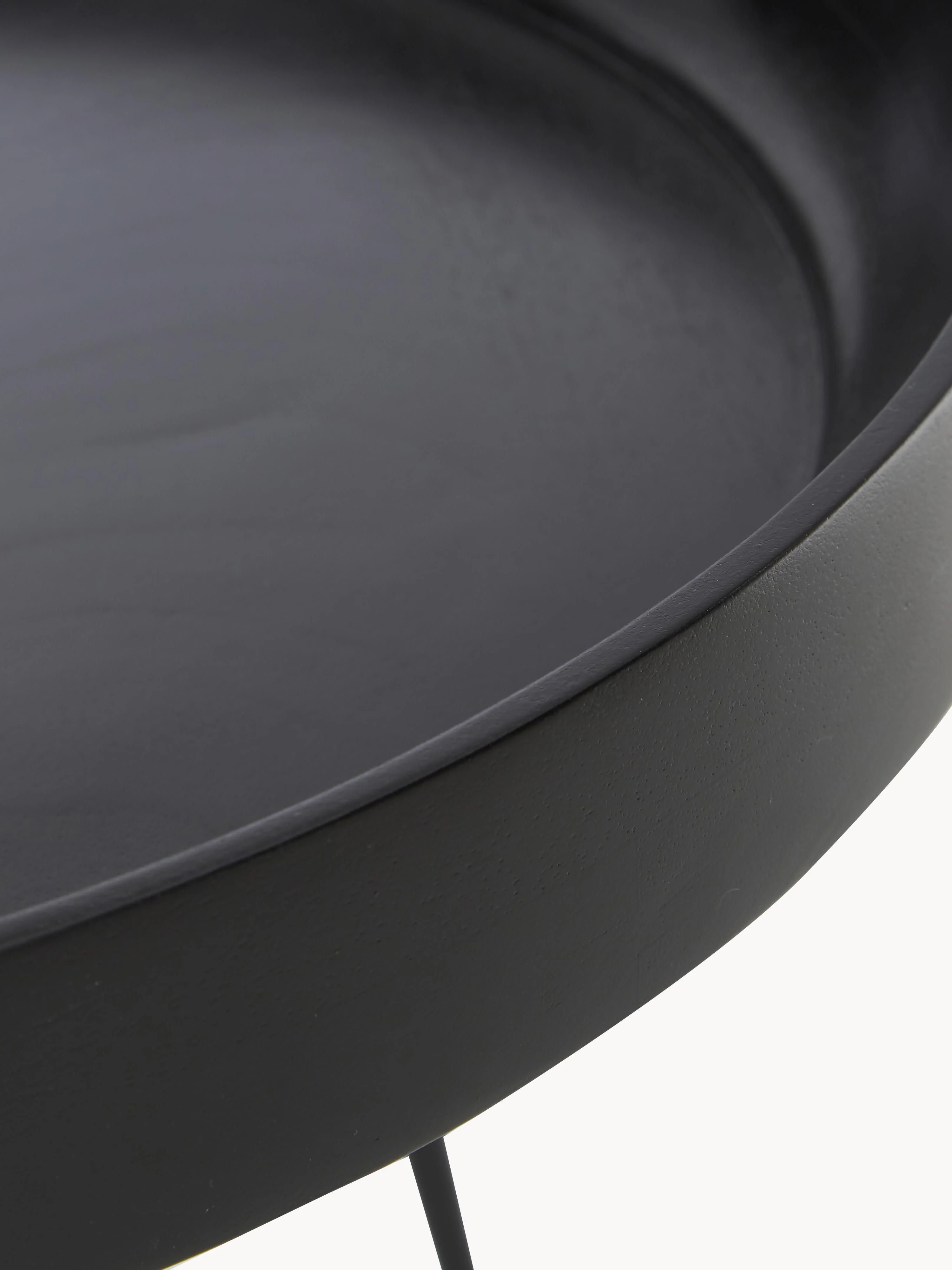 Ronde bijzettafel Bowl van mangohout