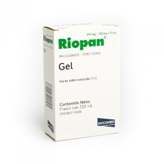 Riopan, 800 mg/10 mL x 50 gel oral saq