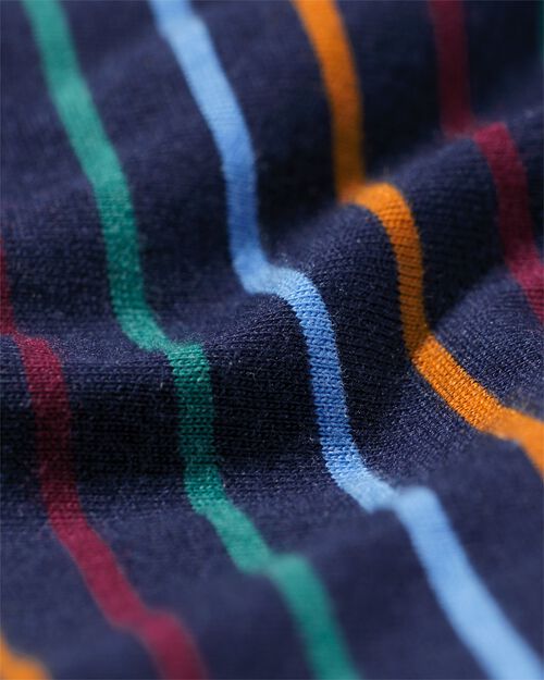 pyjama homme rayé bleu foncé
