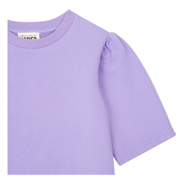 SMALLABLE BASICS Robe Fille Manches Amples Molleton Bio | Parme