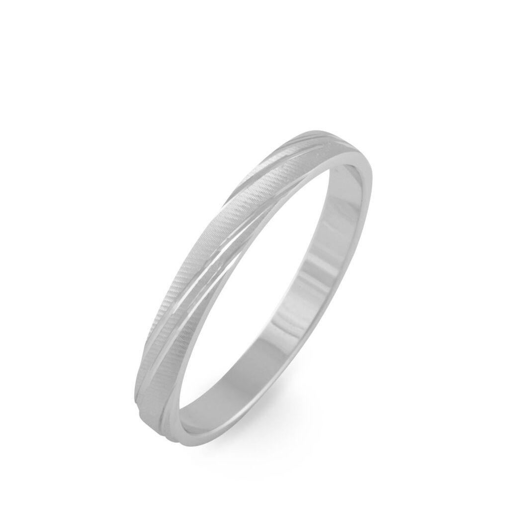 Alliance Eros Brossee Ruban Plat Or Blanc