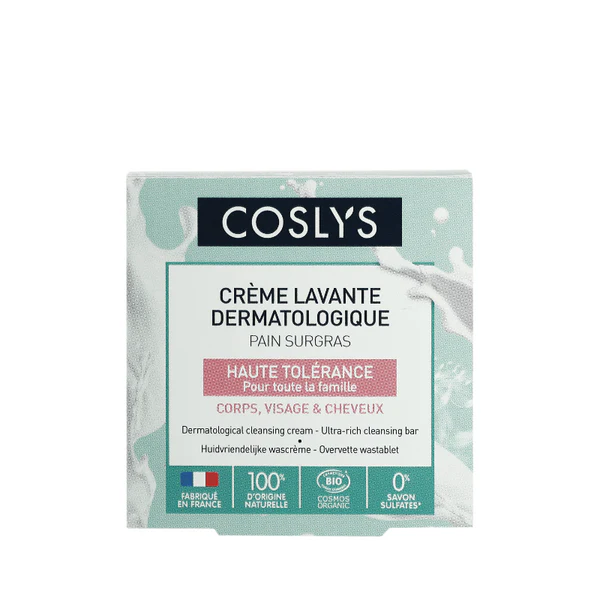 Coslys Crème Lavante Dermatologique Solide - Pain 85 ML
