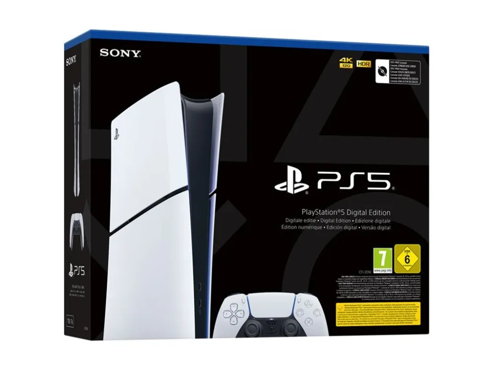 Sony PS5 Slim Digital 1 TB Fortnite Cobalt Star-pakke