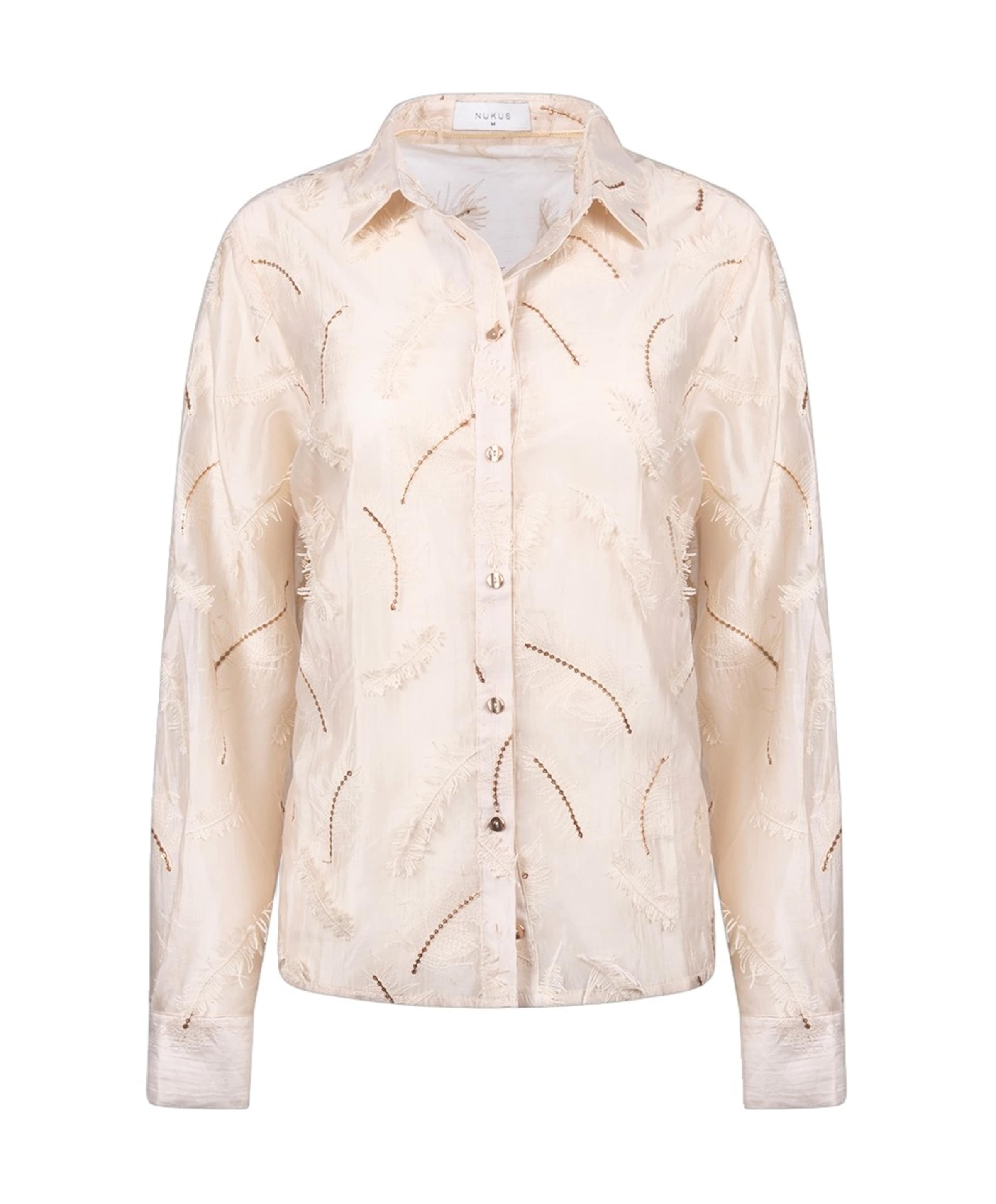 Nukus Dames blouse beige