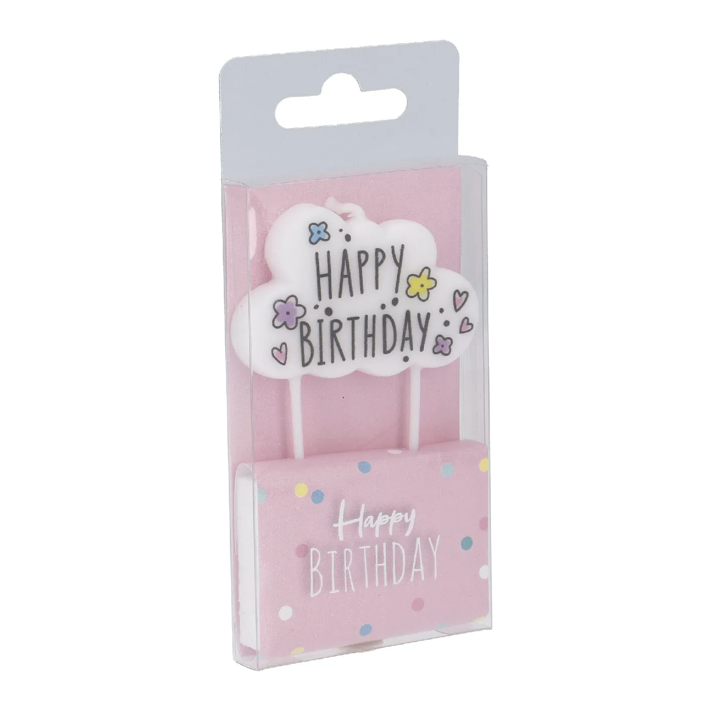 Tortenkerze Geburtstag, schwarz