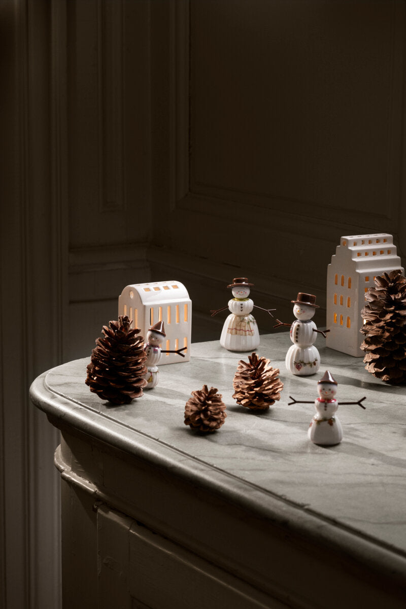 Kähler  Hammershøi Christmas Snepige, hvid - H8 cm.