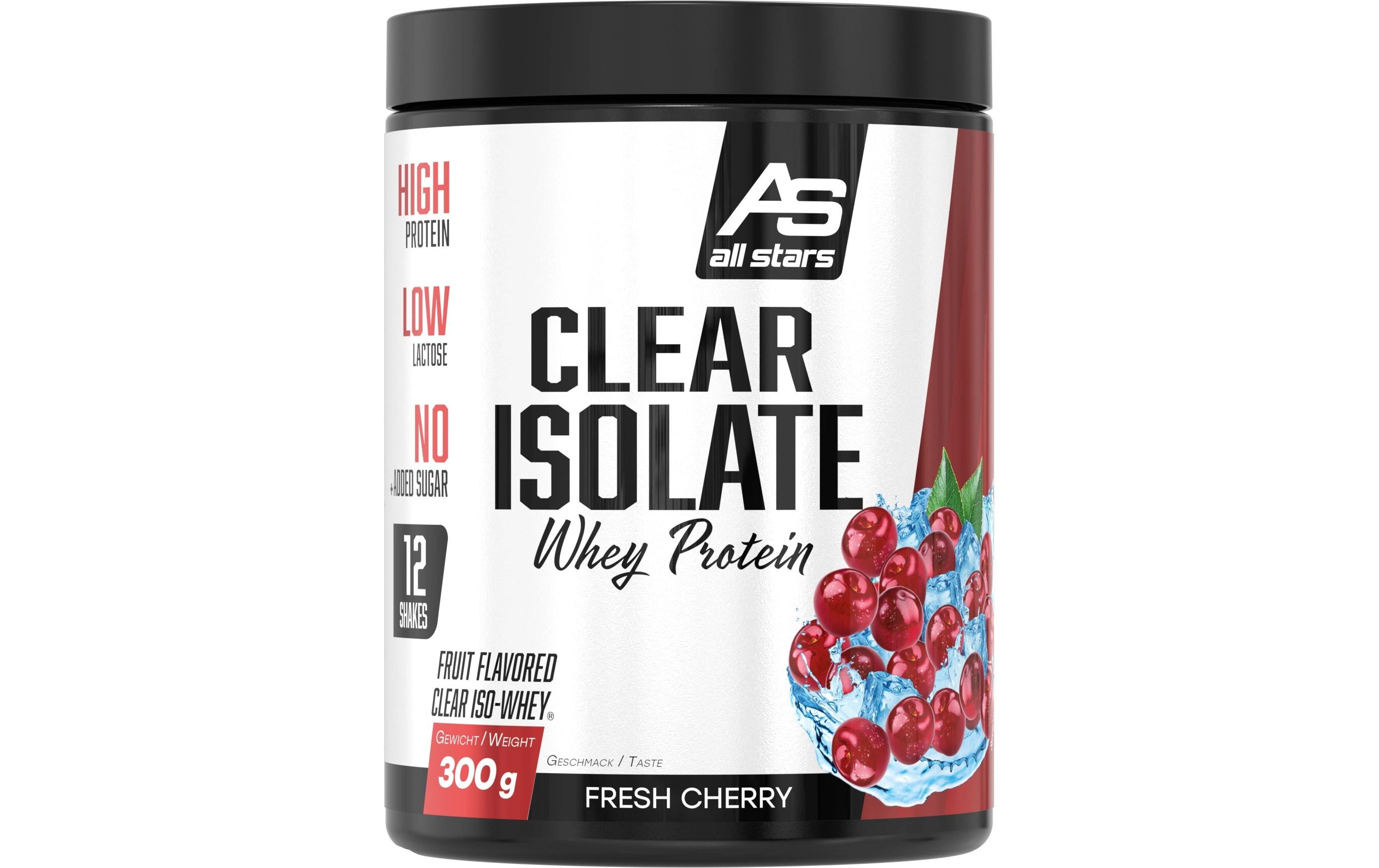 Pulver Clear Isolate Whey Protein Kirsche 300 gProtein-Pulver