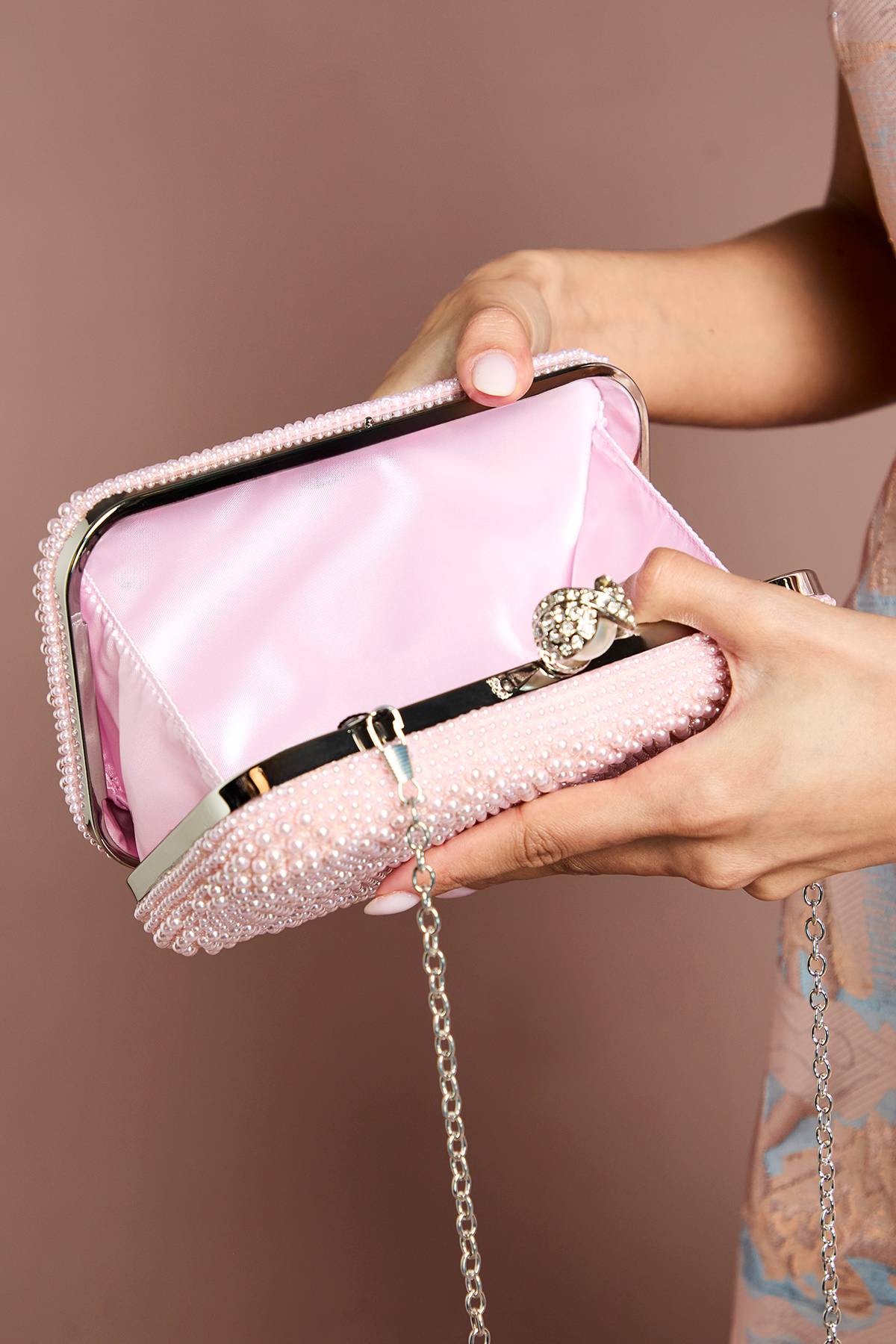 Coast Sac Pochette Amora Détail Cœur Perle