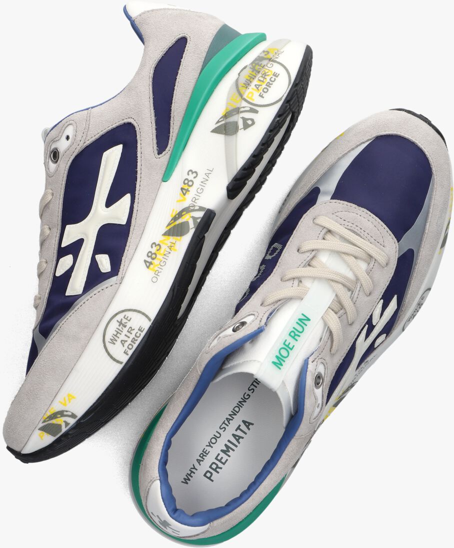 PREMIATA blauwe premiata lage sneakers moerun