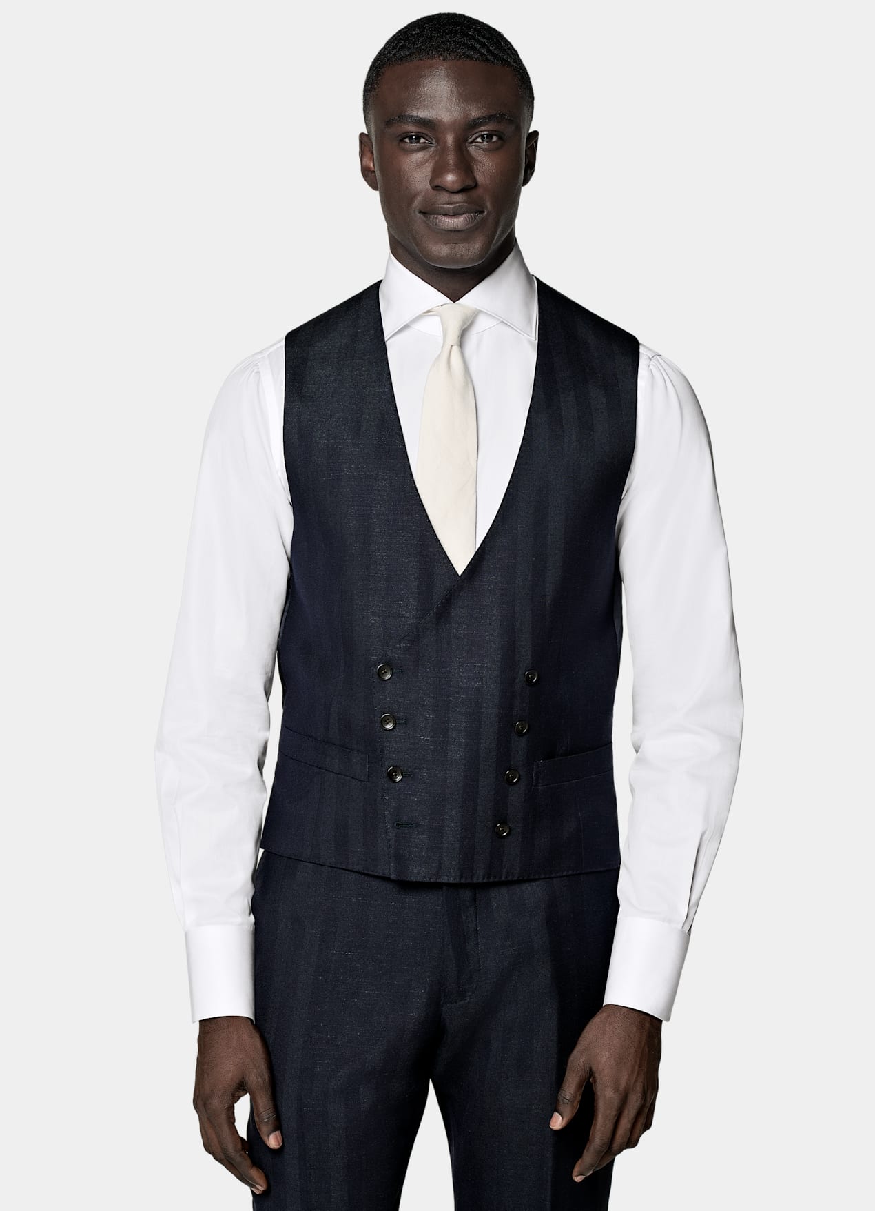 Costume trois pièces Havana coupe Tailored bleu marine