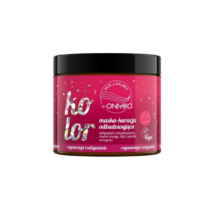 ONLYBIO Hair in Balance Color Mask - Aufbaukur 280 ml