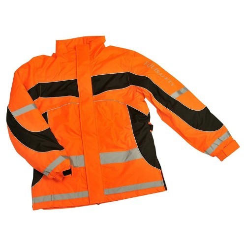 Jaqueta refletora infantil de inverno Equisafety, laranja