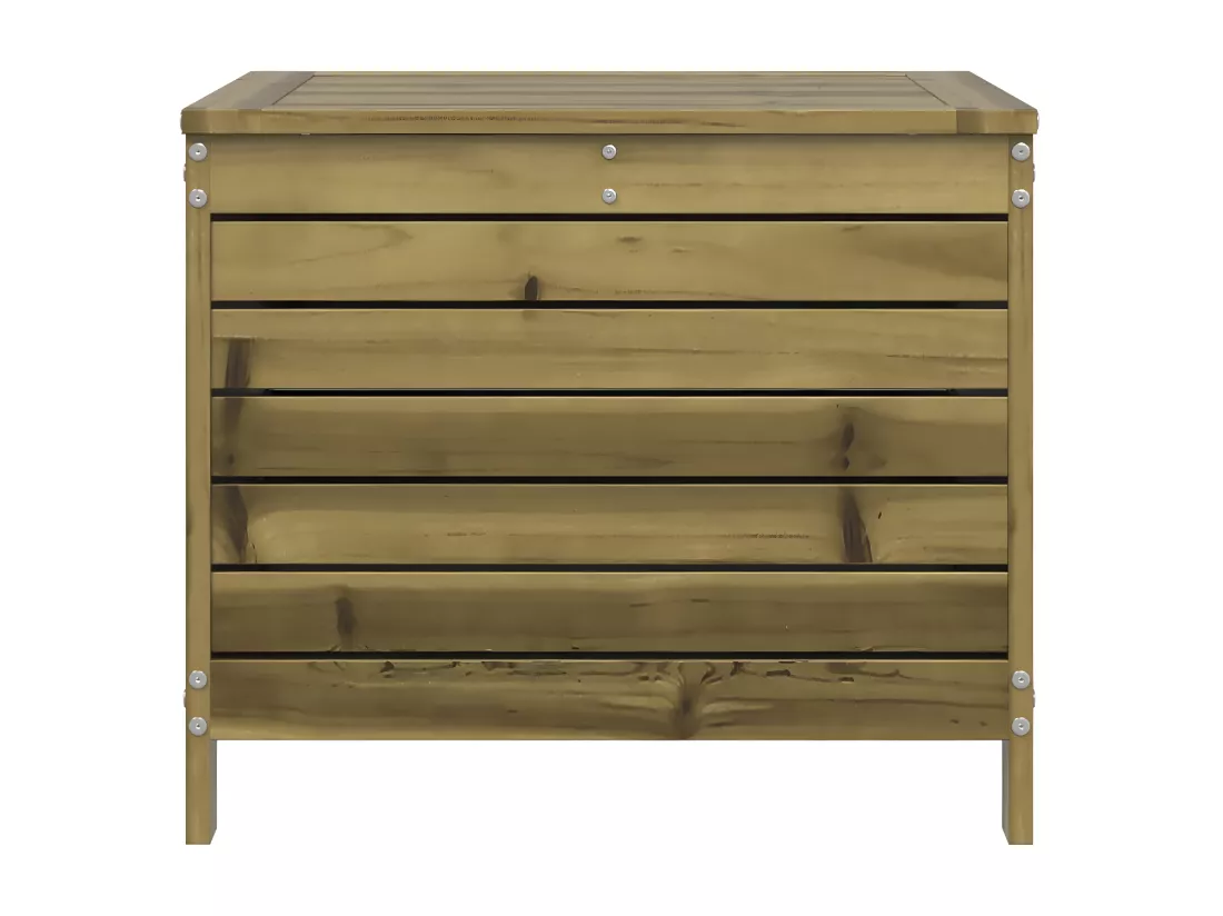 Repose-pied de jardin 62x63,5x53,5 cm bois de pin imprégné