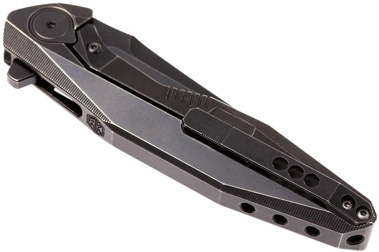 Rike Knife 1508S M390 integraalzakmes, Blackwashed