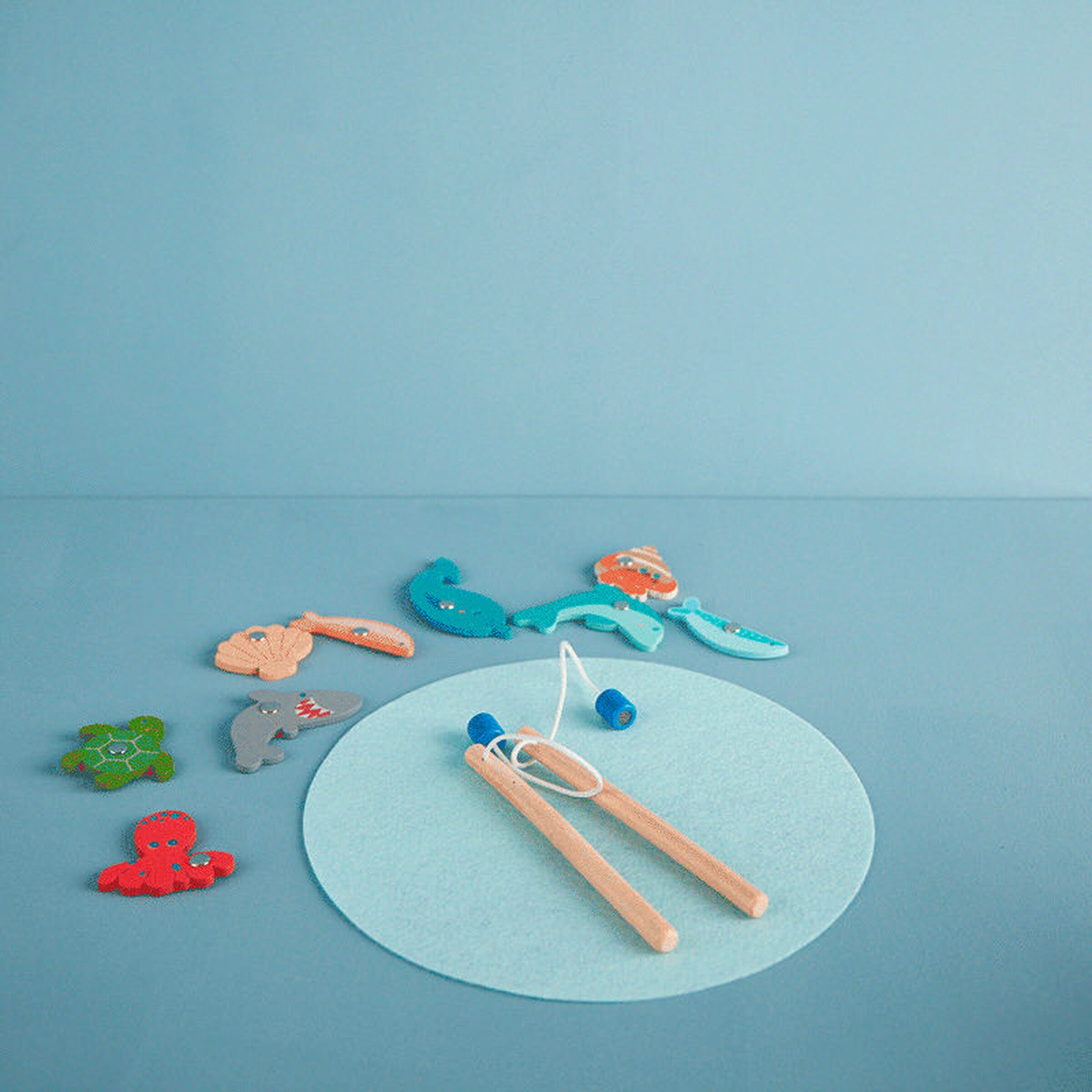 Bieco Magnet Spiel Fische Angeln - ab 12 Monate Mehrfarbig
