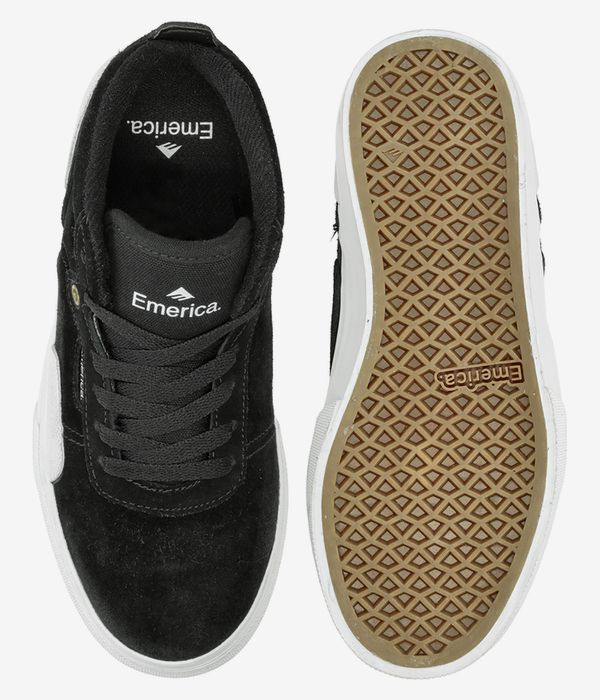 Emerica Pillar Schuh kids (black white gold)