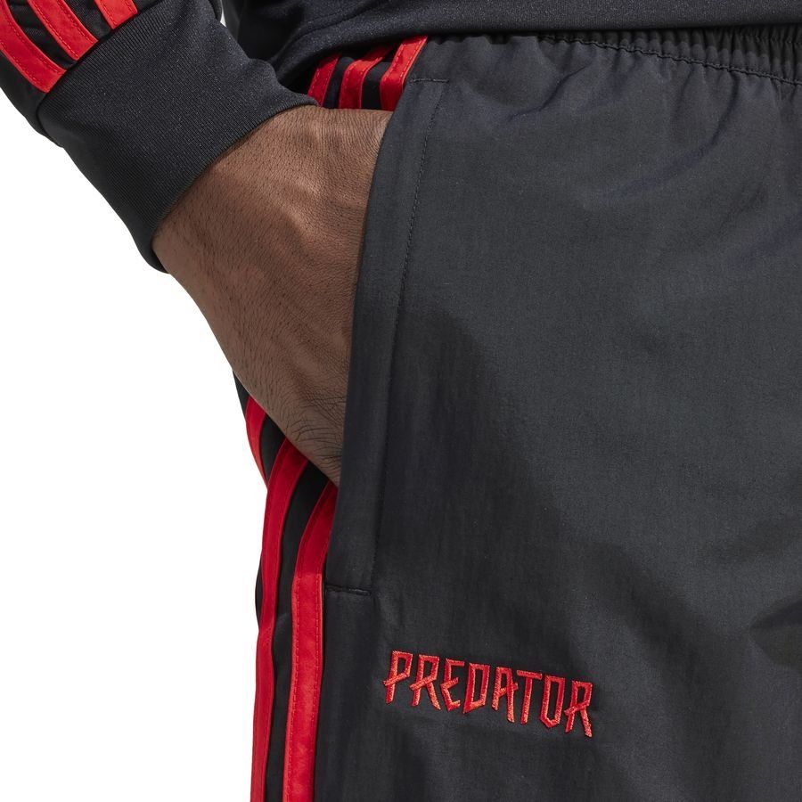 adidas Bas de Survêtement Predator Woven - Noir/Rouge