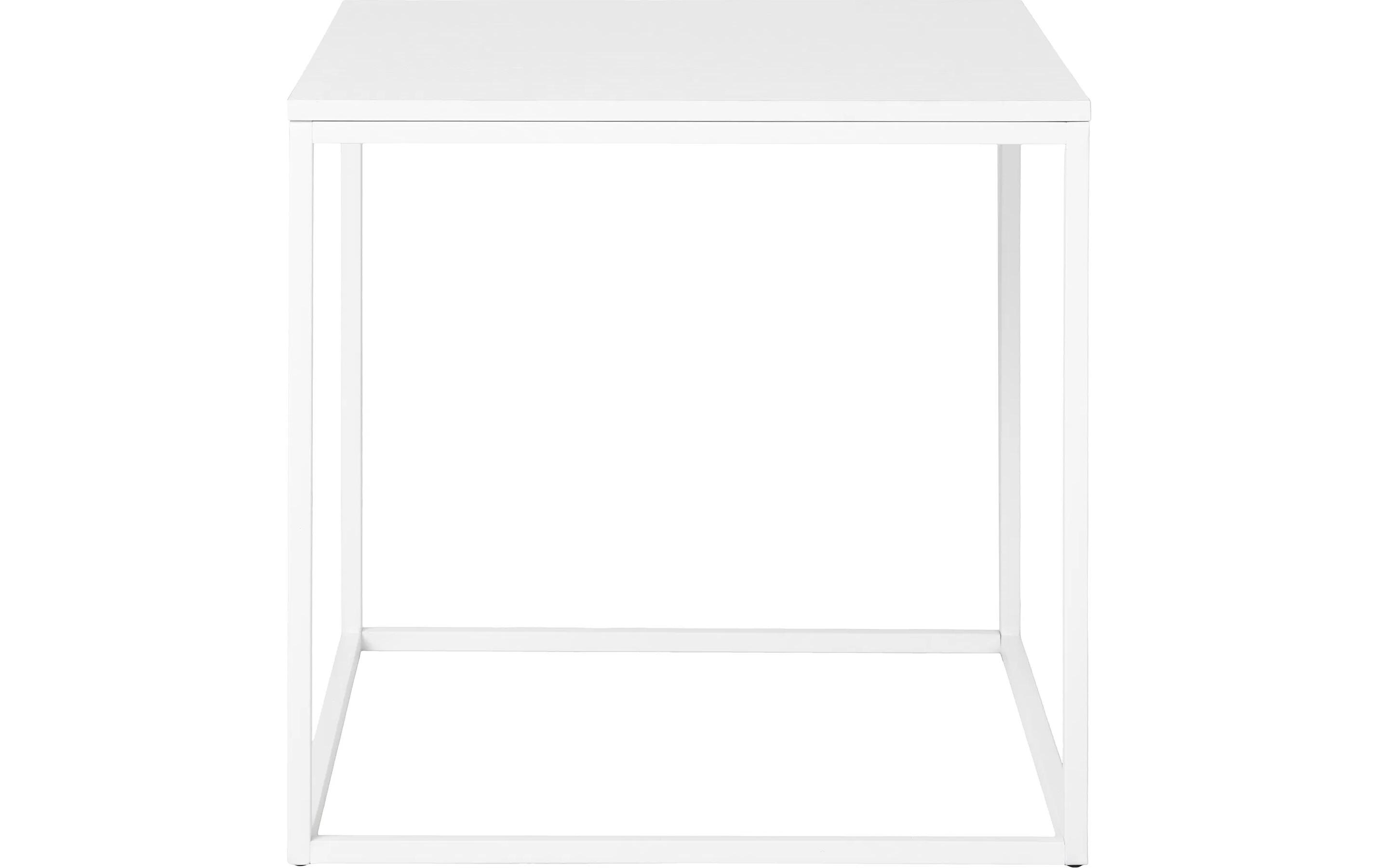 Beistelltisch Vita 45 x 45 cm, WeissQuadratischer Couchtisch