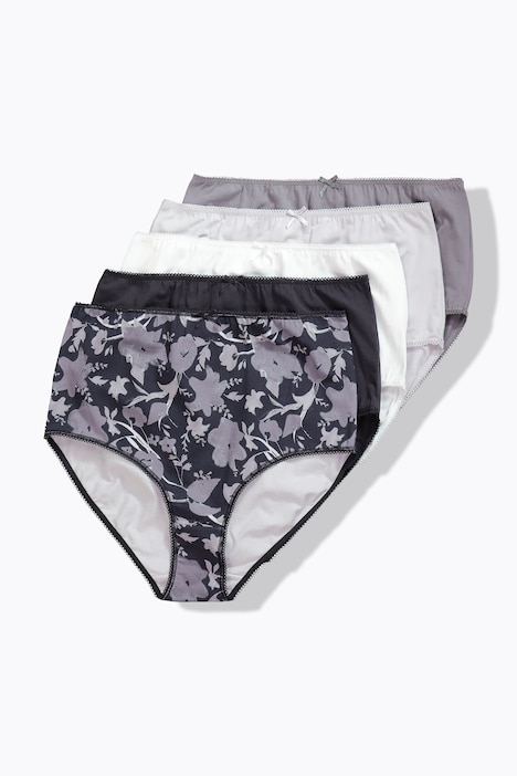 Maxislips, 5er-Pack, Muster/verschiedene Farben