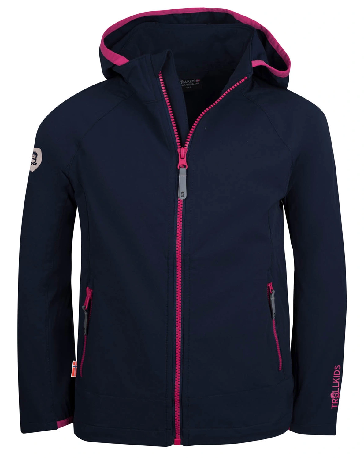 Funktionsjacke KVALVIKA in navy/magenta