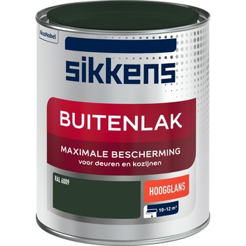 Sikkens buitenlak hoogglans RAL 6009 dennengroen 750 ml