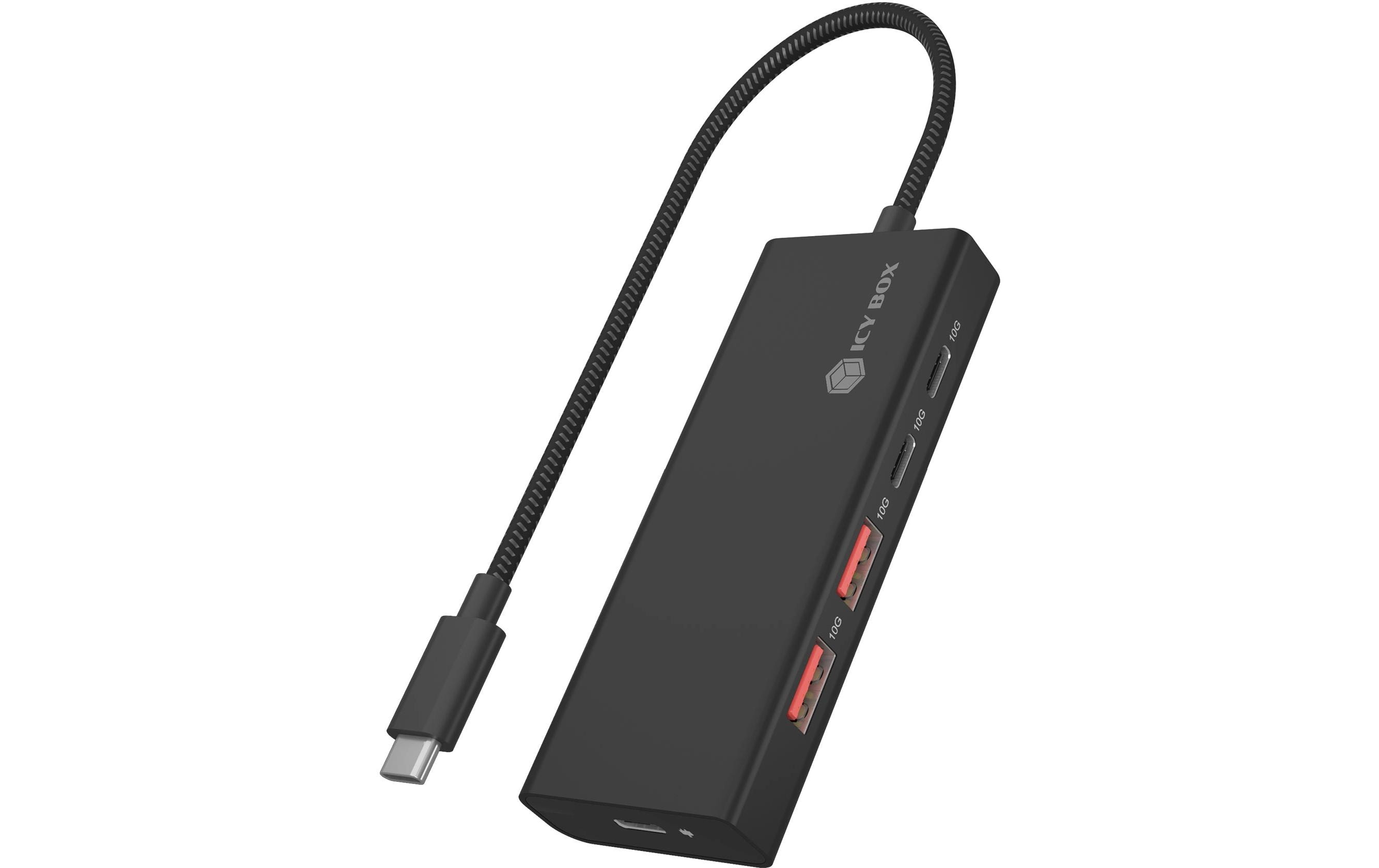 USB-Hub 4-Port Hub IB-HUB1436-CPD4-Port Hub mit USB 3.2 Gen 2 Type-C Anschluss und PD 100 W