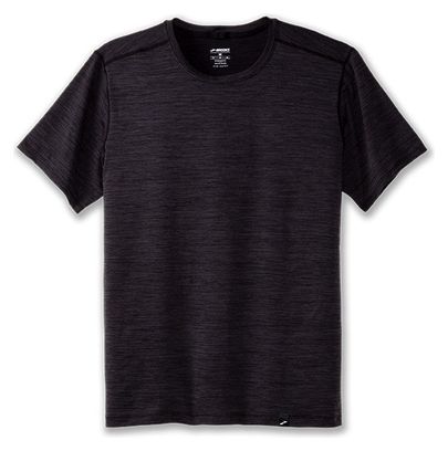 Maillot manches courtes Brooks Luxe Run Noir Homme