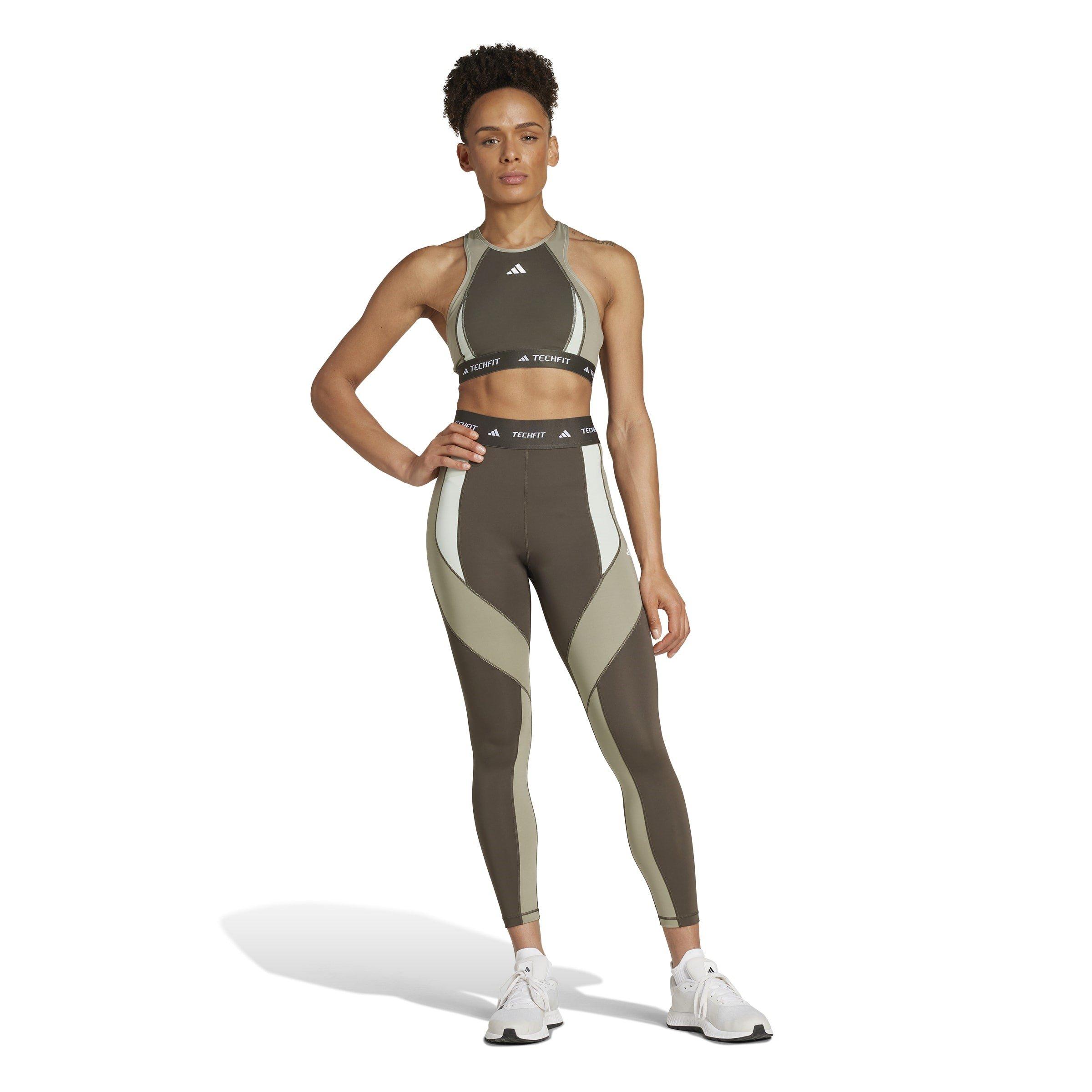 adidas TECHFIT 7 8 Colourblock Leggings Womens