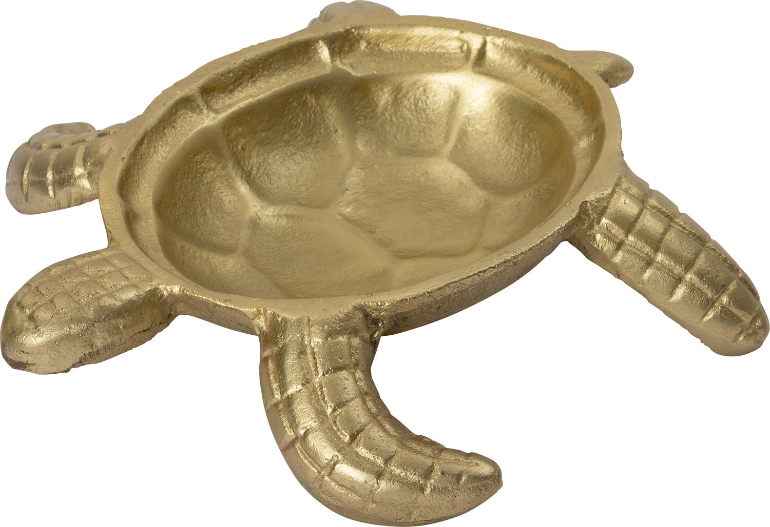 Intratuin serveerschaal Schildpad goud D 22 H 5 cm