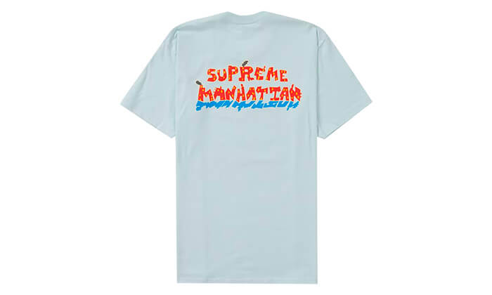 Supreme Manhattan Tee Pale Blue
