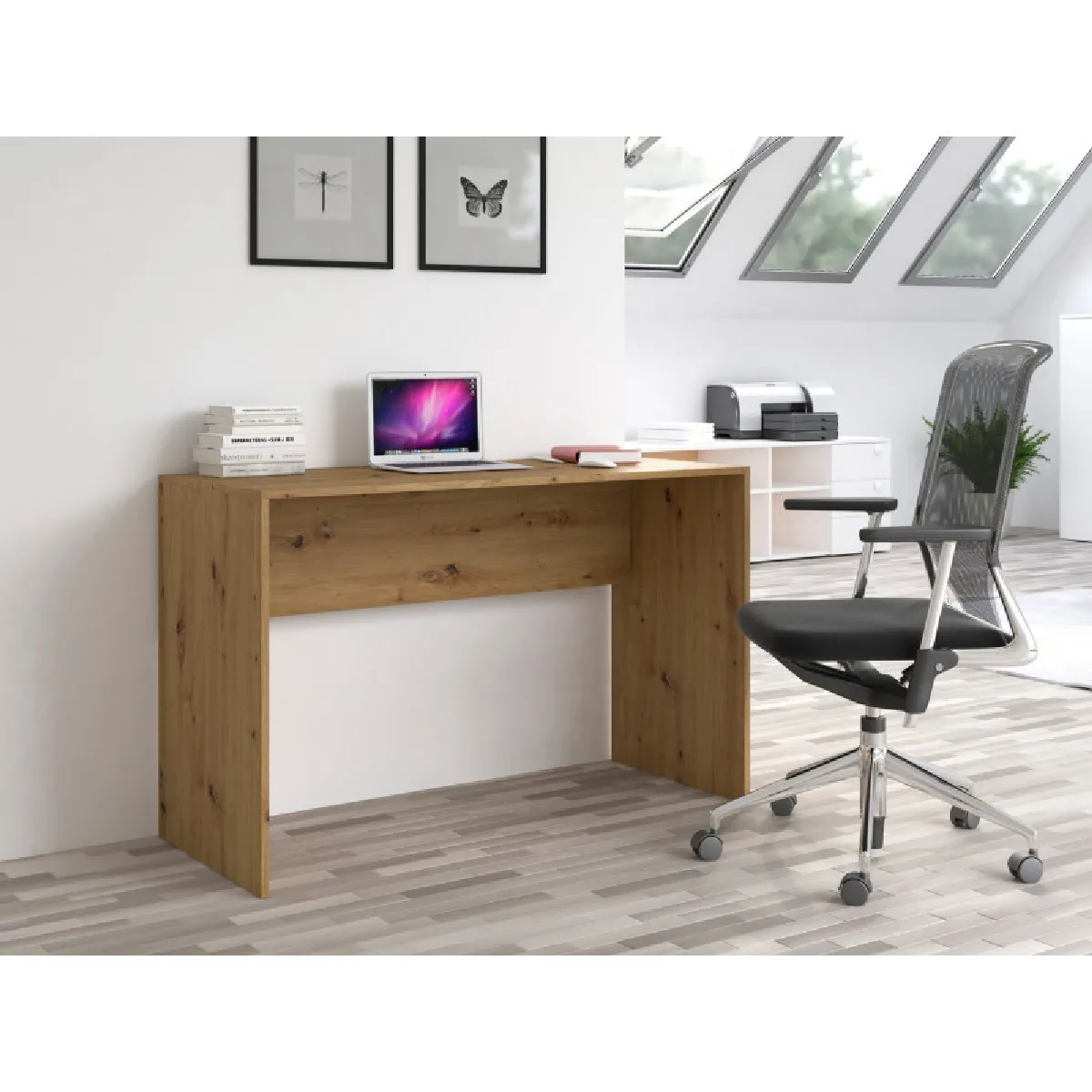 VIVALDI Bureau Palas Chêne Artisan 120 cm