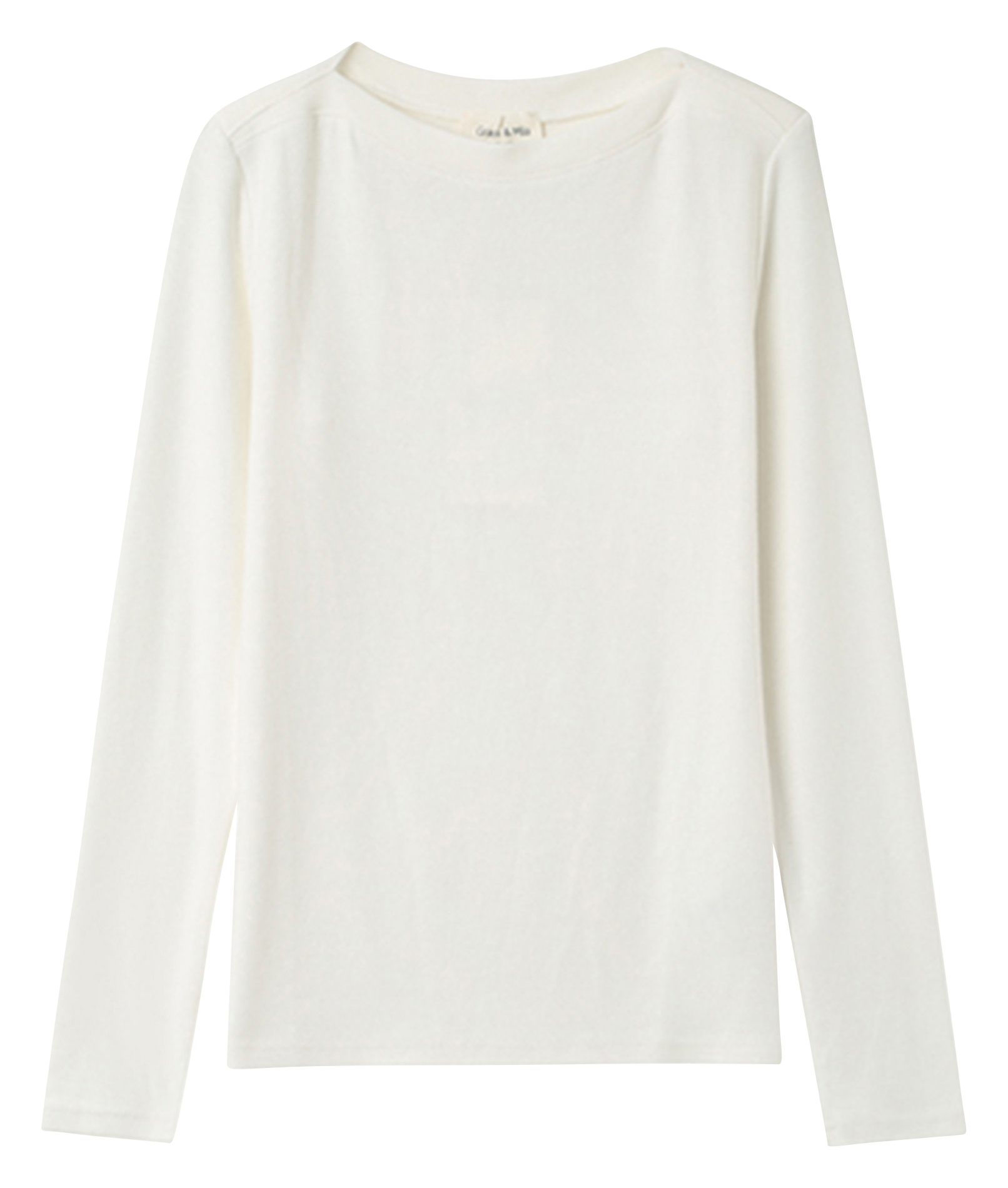 NOUS - Tee-shirt droit manches longues | Beige