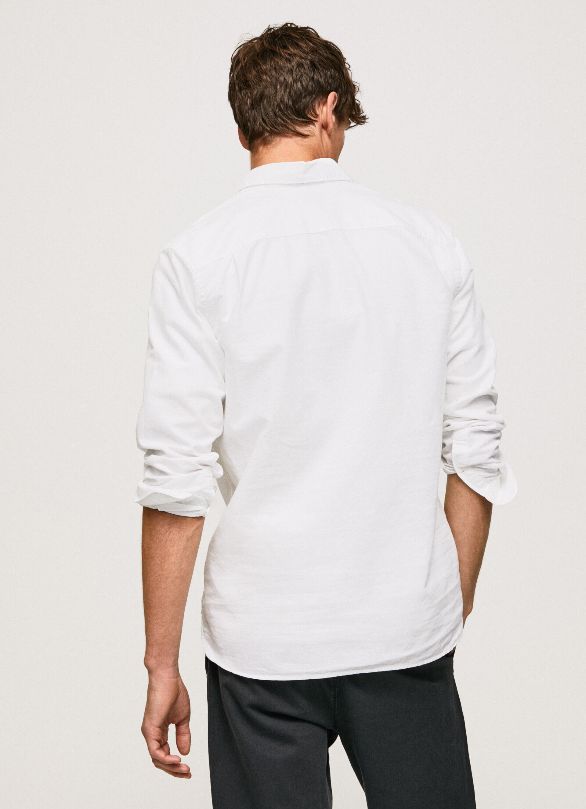 Camisa Oxford Lawson de corte regular - branca
