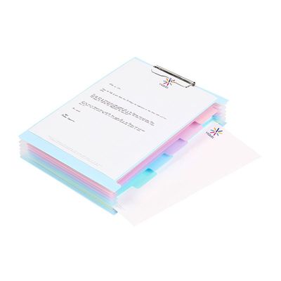 Viquel Rainbow Pastel - trieur à soufflet - pour A4 - à onglets - disponible en différents coloris