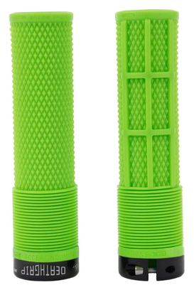 Paire de Grips DMR DeathGrip Flangeless Vert Sick