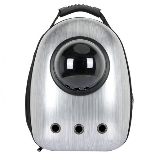 Mochila de transporte cinza