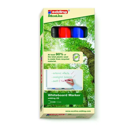 edding 29 EcoLine Whiteboardmarker 4 Stück