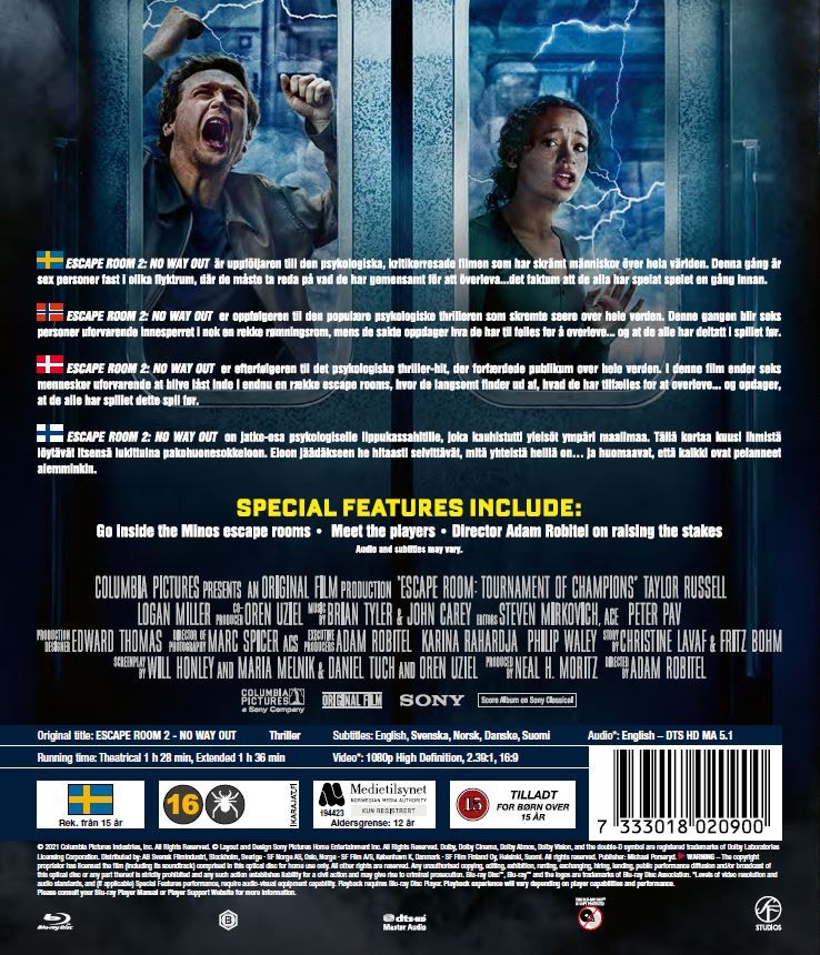 ESCAPE ROOM 2 - NO WAY OUT