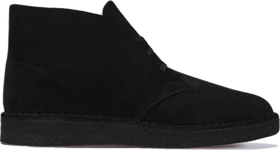 Clarks Desert Coal Zwarte Poolse Herenlaars Black Heren